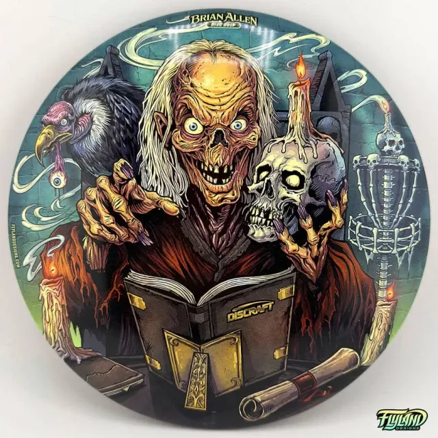 FlylLand Designs Tales from the Crypt Buzzz discgolfdisc SuperColor signerad
