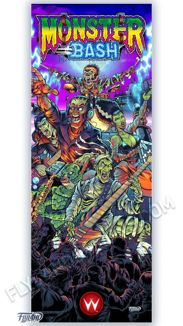 FlylLand Designs Monster Bash banderoll vertikal 61x160 cm