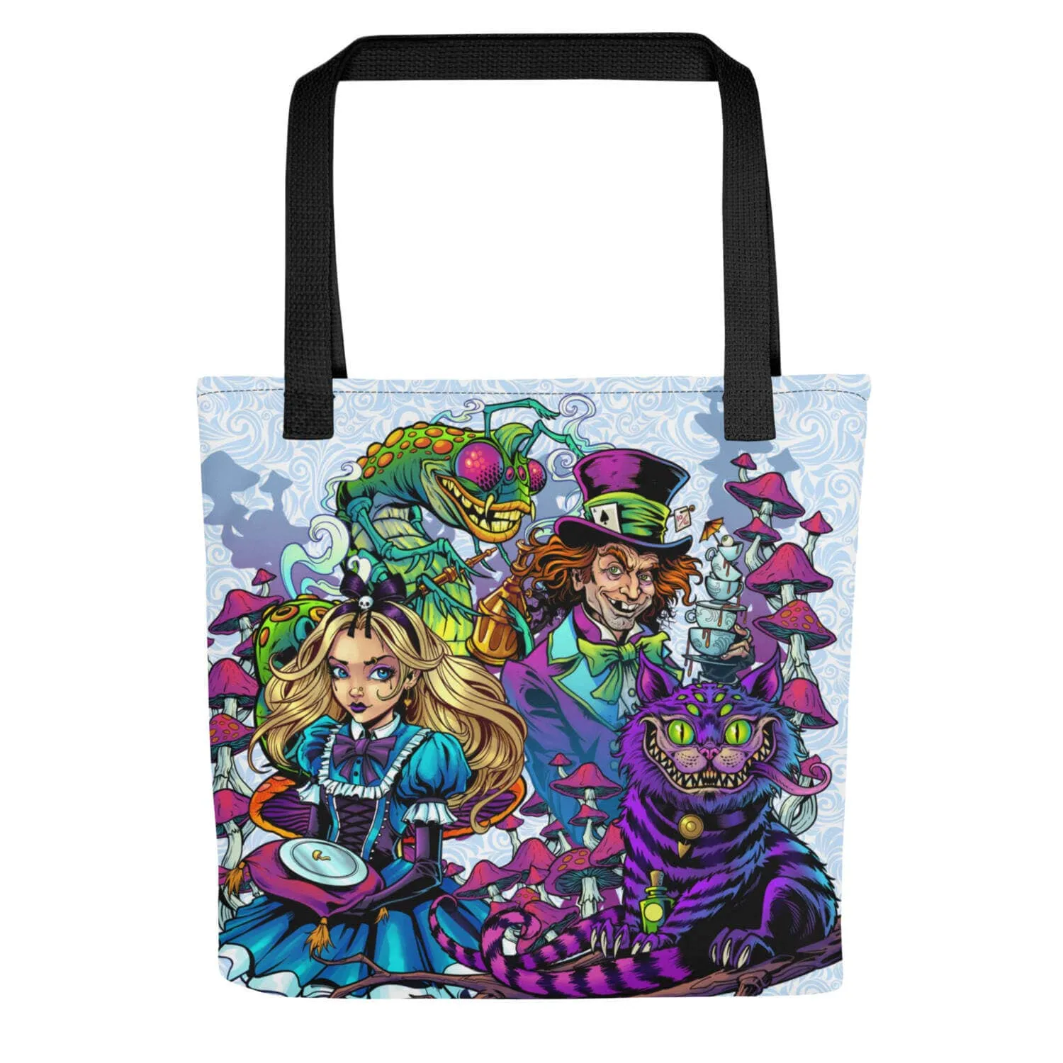 FlylLand Designs Alice in Wonderland tygkasse 39x39 cm