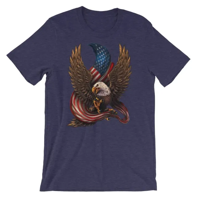 FlylLand Designs Eagle and Flag t-shirt unisex
