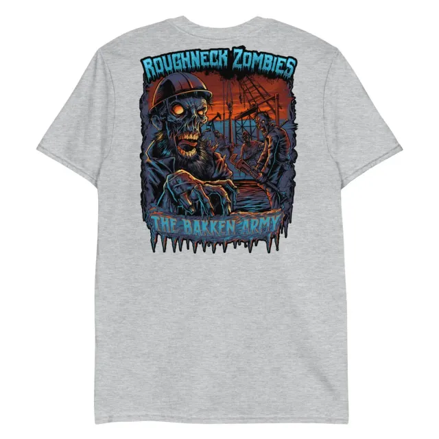 FlylLand Designs Roughneck Bakken Zombies t-shirt ringspunnen bomull