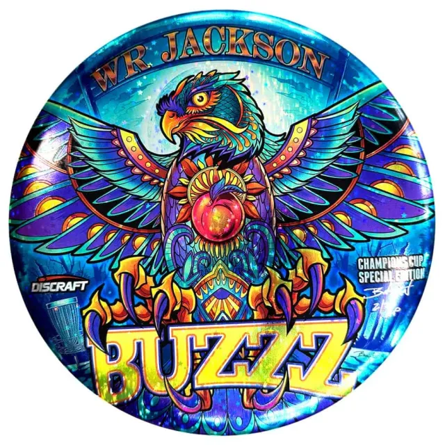 FlylLand Designs WR Jackson Champions Cup Buzzz disc foil