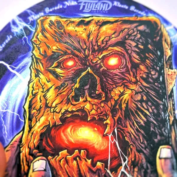 FlylLand Designs Evil Dead 2 glasunderlägg discgolfmarker