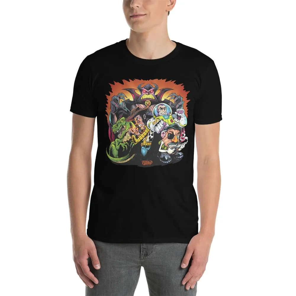 FlylLand Designs Broken Toys t-shirt unisex