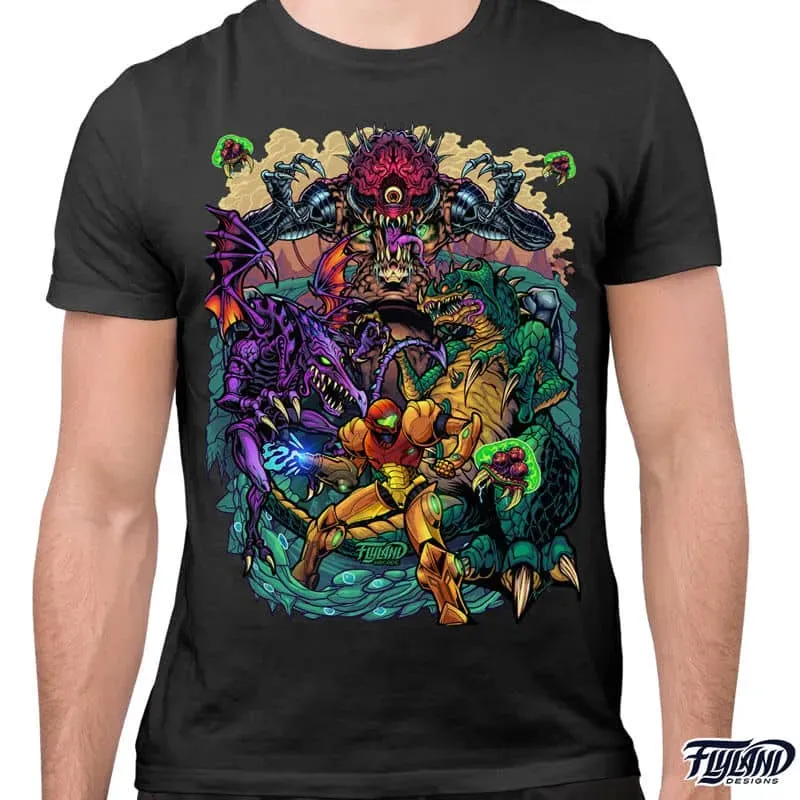 FlylLand Designs Metroid t-shirt bomull
