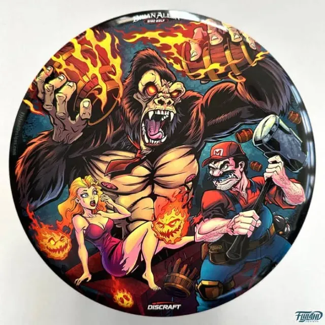 FlylLand Designs Donkey Kong Discraft Buzzz discgolfdisc SuperColor