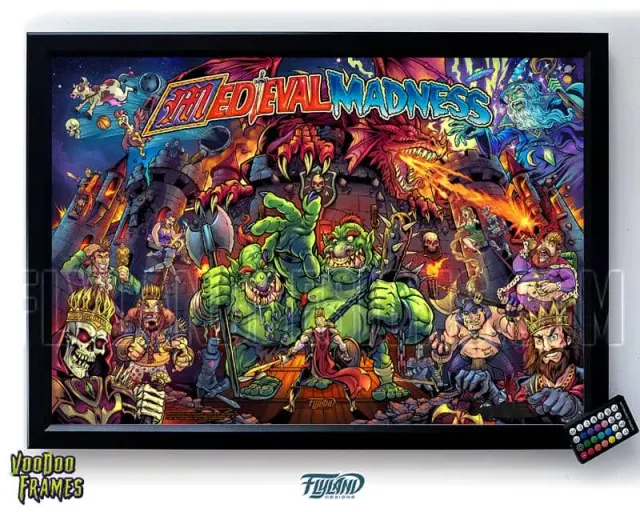 FlylLand Designs Medieval Madness translite Voodoo-ram LED-paket