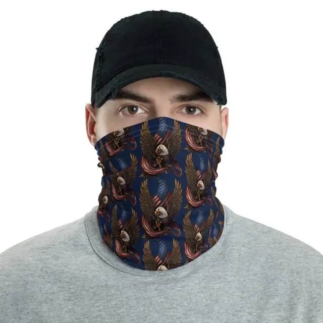 FlylLand Designs Eagle and Flag buff halsduk