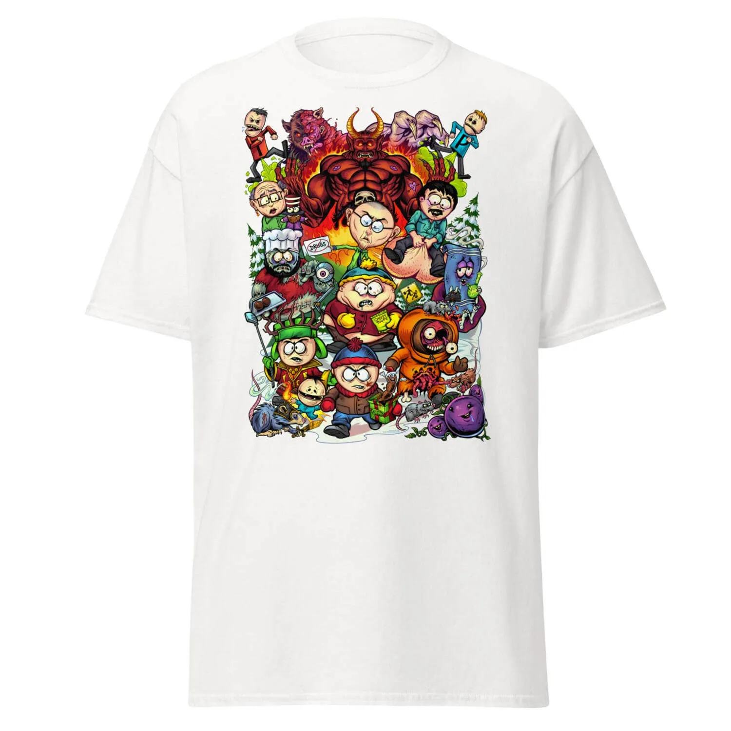 FlylLand Designs South Park Tribute t-shirt bomull unisex