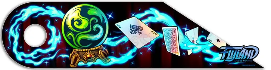 FlylLand Designs Theater of Magic gångjärnsdekal 2-pack laminerad vinyl
