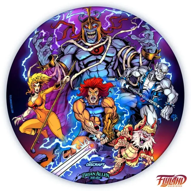 FlylLand Designs Thundercats discgolfdisc Buzzz SuperColor