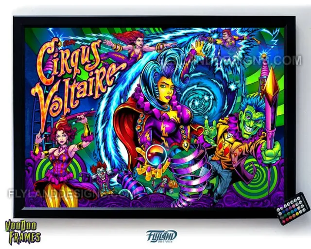 FlylLand Designs Cirqus Voltaire Translite och Voodoo LED-ram paket
