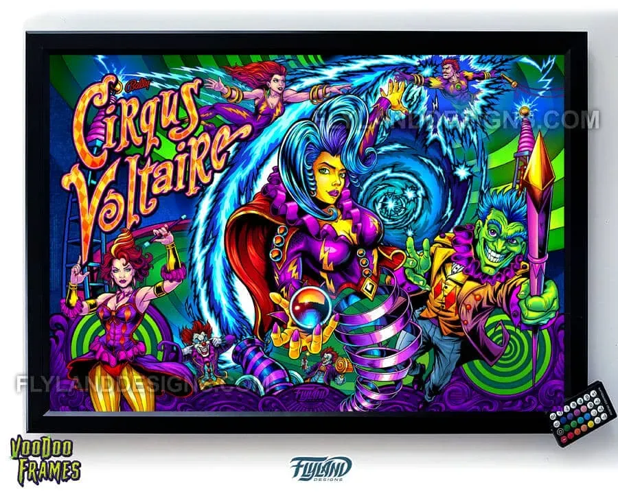 FlylLand Designs Cirqus Voltaire Translite och Voodoo LED-ram paket
