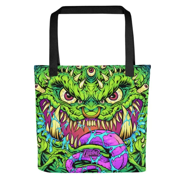 FlylLand Designs Green Monster tygkasse 39x39 cm 10 l