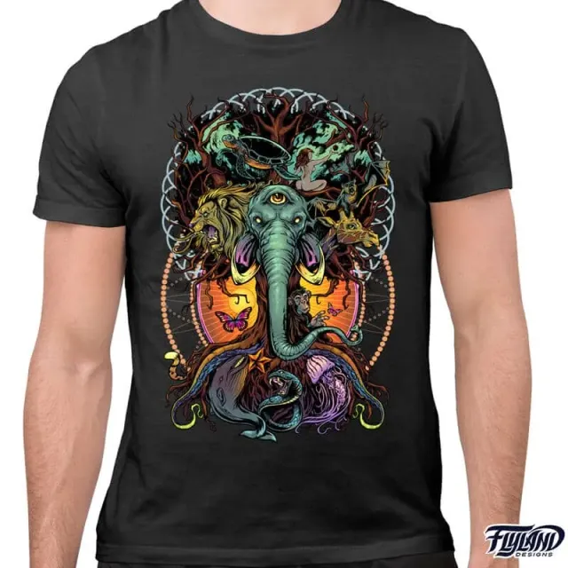 FlylLand Designs Tree of Life T-shirt bomull