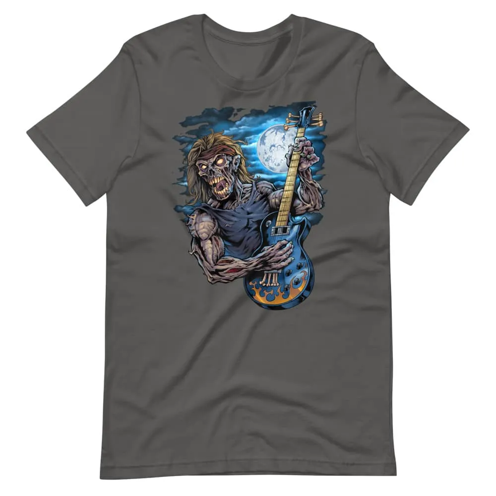 FlylLand Designs Zombie Guitar Player t-shirt