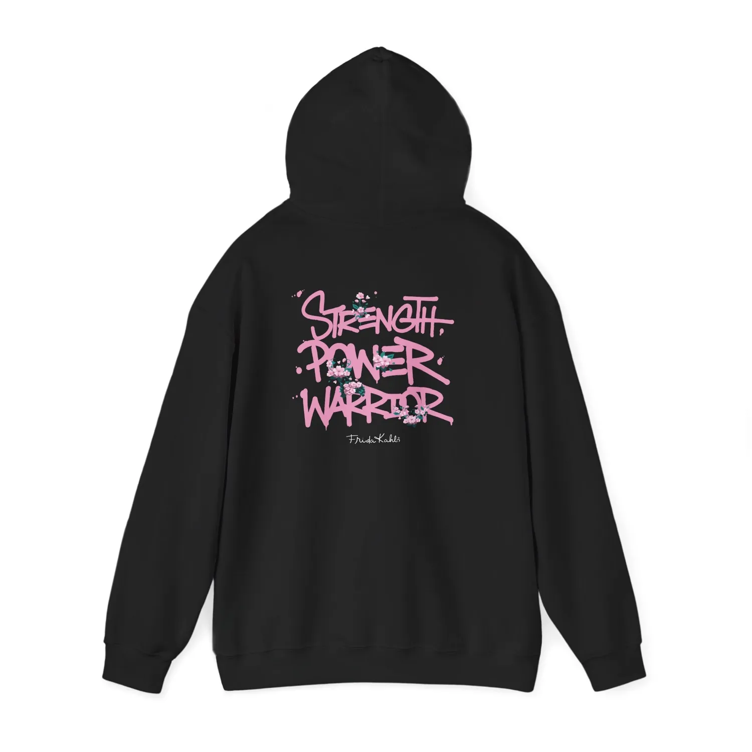 Frida Kahlo Breast Cancer Awareness hoodie porträtt
