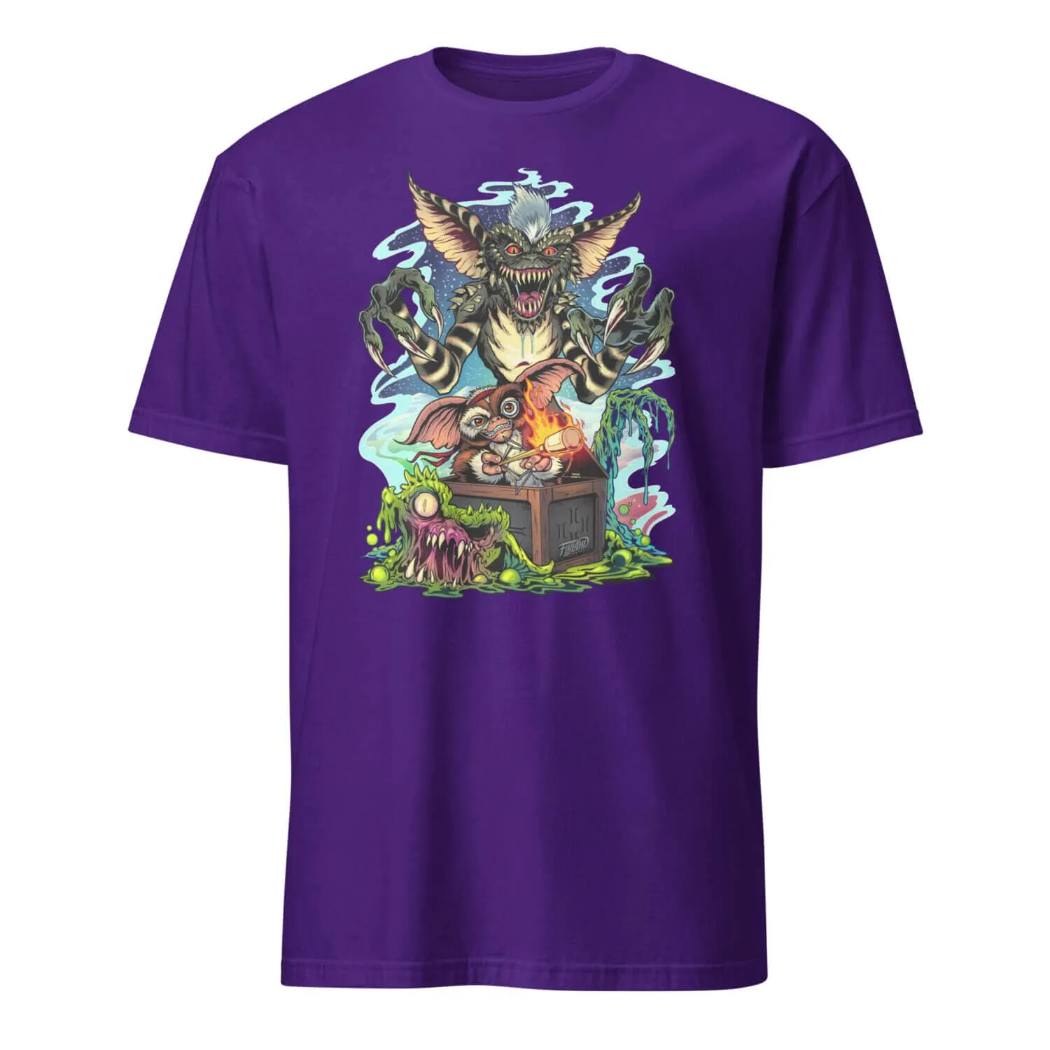 FlylLand Designs Gizmo and Spike t-shirt unisex bomull