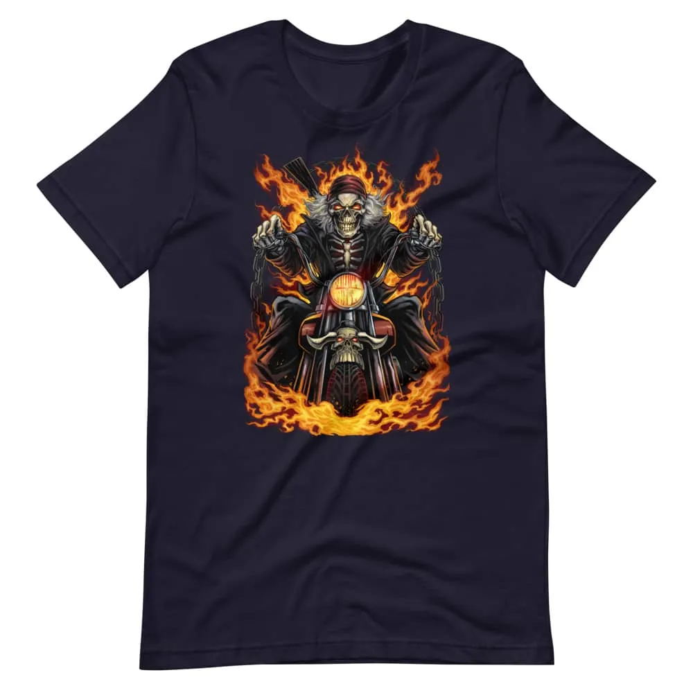 FlylLand Designs Skeleton Rider t-shirt unisex