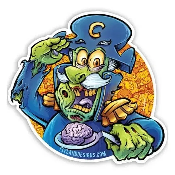 FlylLand Designs Cap’n Dead vinylklistermärke 4 tum