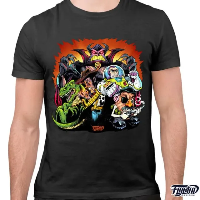 FlylLand Designs Broken Toys t-shirt unisex