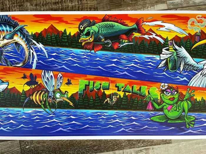 FlylLand Designs Fish Tales art blades flipperspel