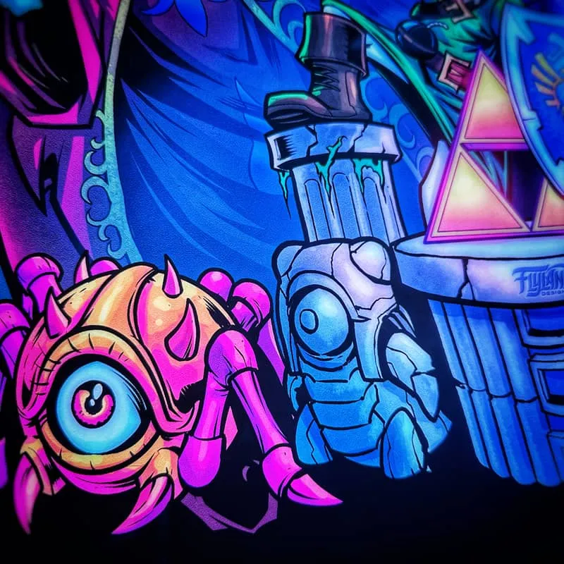 FlylLand Designs Zelda translite med Voodoo LED-ram bundle