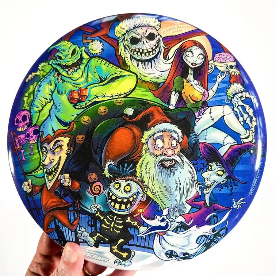 FlylLand Designs Nightmare Before Christmas Buzzz discgolfdisc