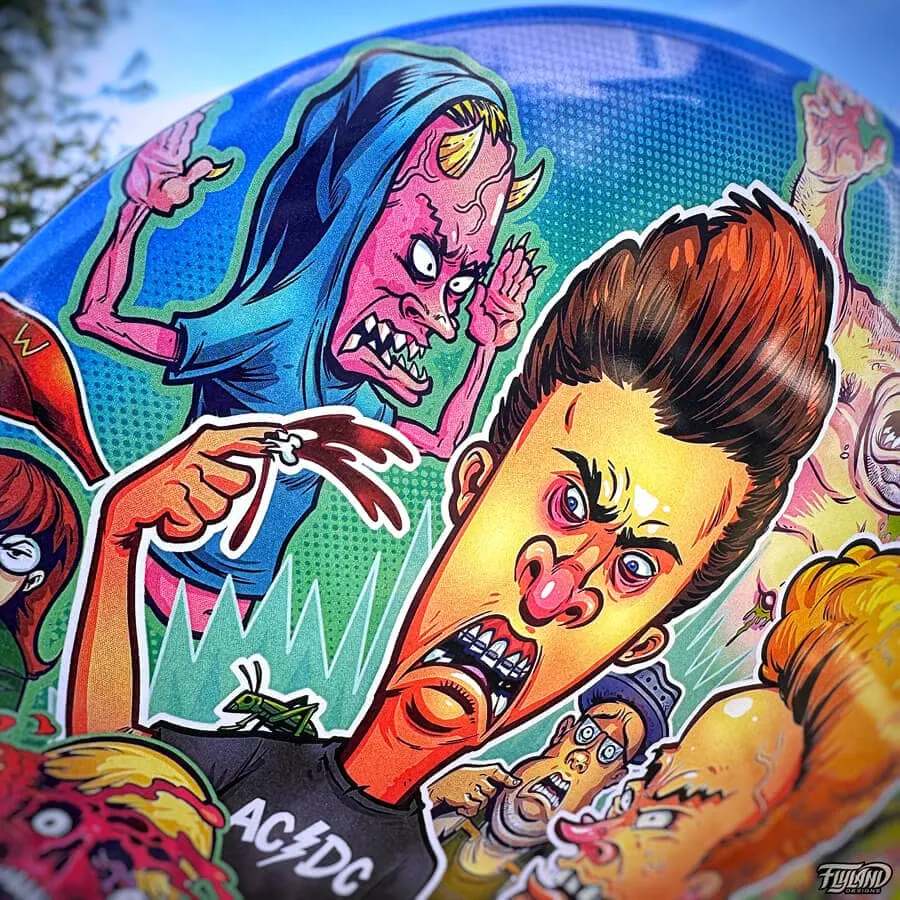 Discraft Buzzz discgolfdisc Beavis Butt-Head 177+ g