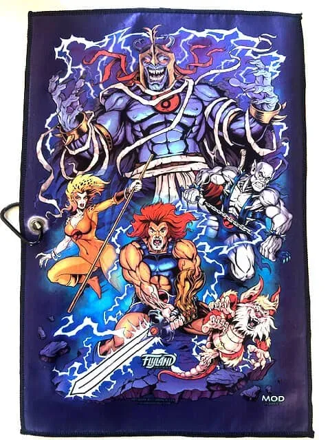 FlylLand Designs Thundercats Disc Golf Towel golfhandduk mikrofiber