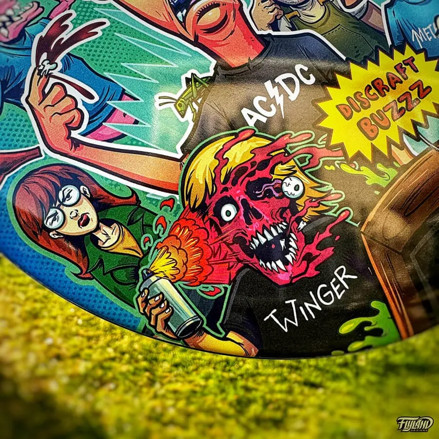 Discraft Buzzz discgolfdisc Beavis Butt-Head 177+ g