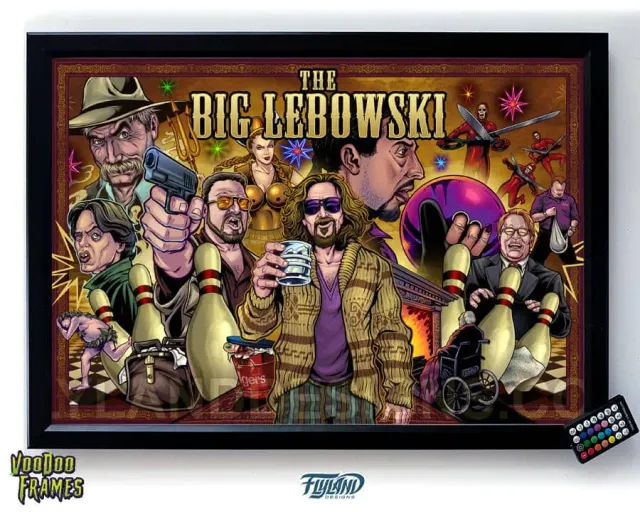 FlylLand Designs Big Lebowski Tribute translite med ram