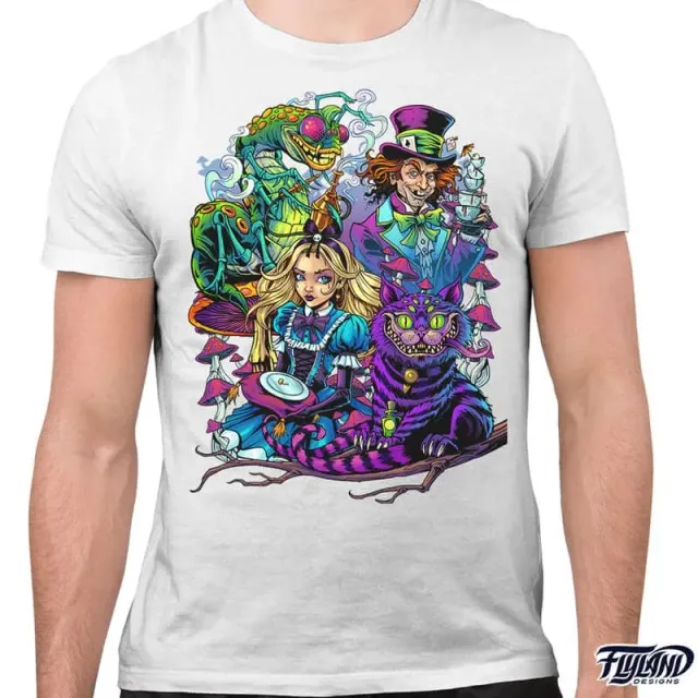 FlylLand Designs Alice in Wonderland t-shirt bomull