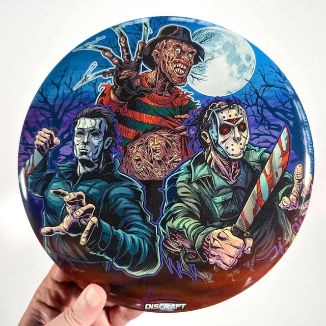 FlylLand Designs Horror Dream Team discgolfdisc SuperColor numrerad