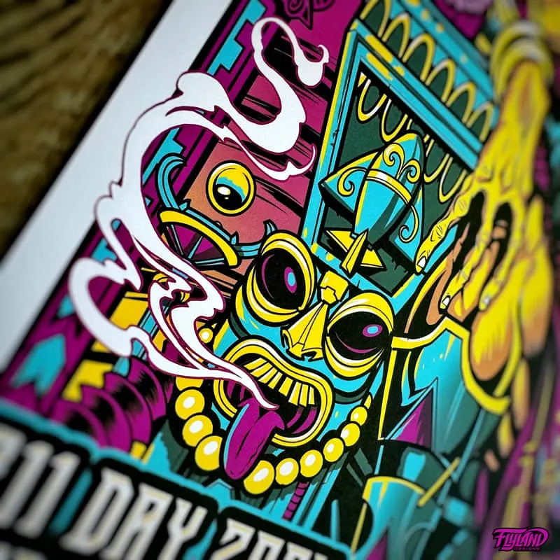 FlylLand Designs 311 Park MGM 2024 gigposter 46x61 cm signerad