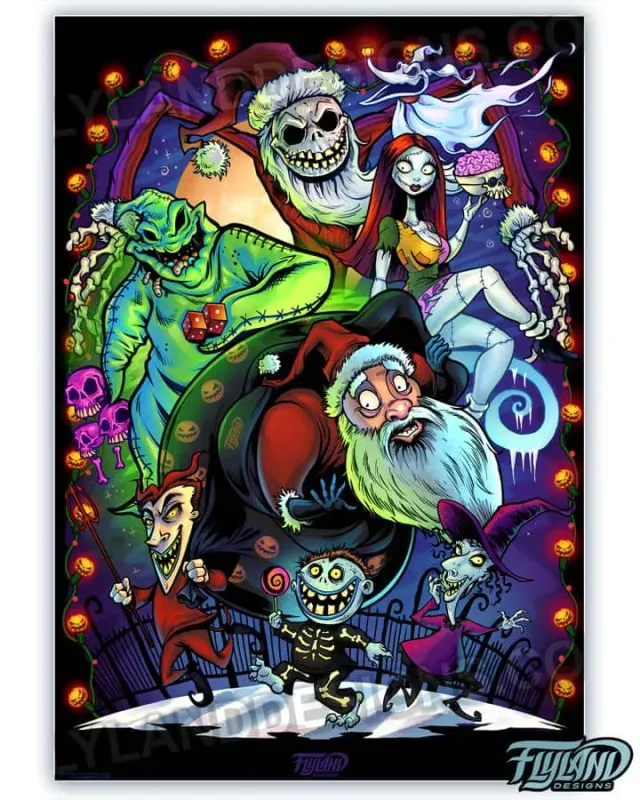 FlylLand Designs Nightmare Before Christmas translite 67 cm
