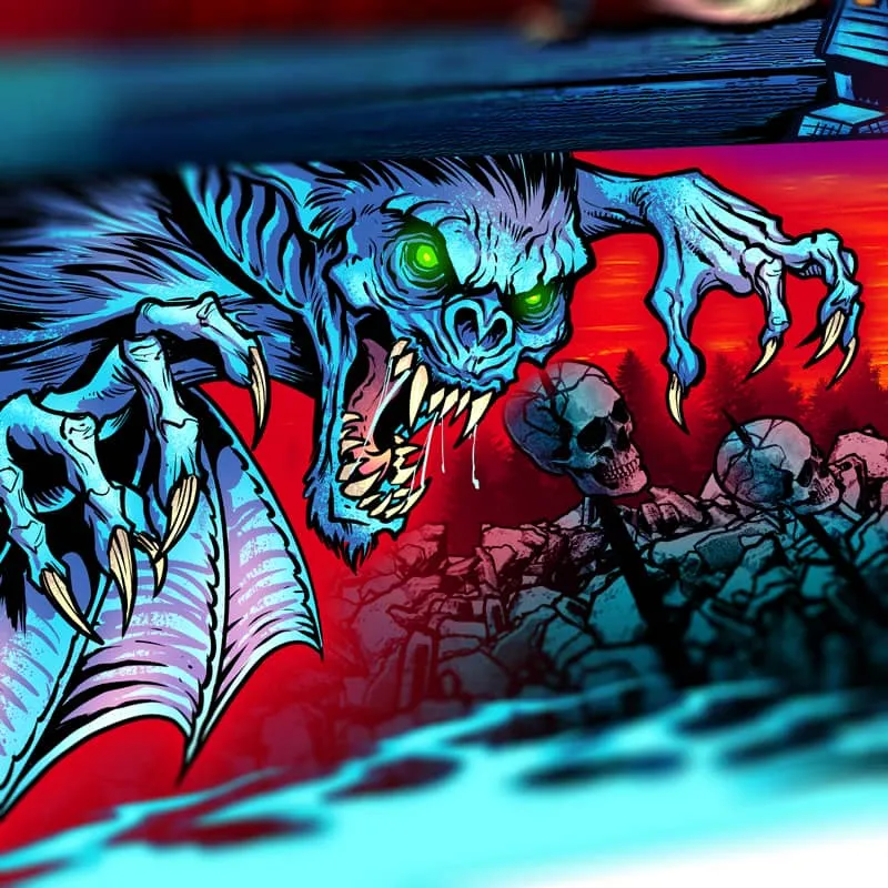 FlylLand Designs Bram Stoker’s Dracula sidodekaler till flipperspel