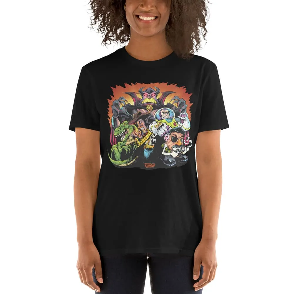FlylLand Designs Broken Toys t-shirt unisex
