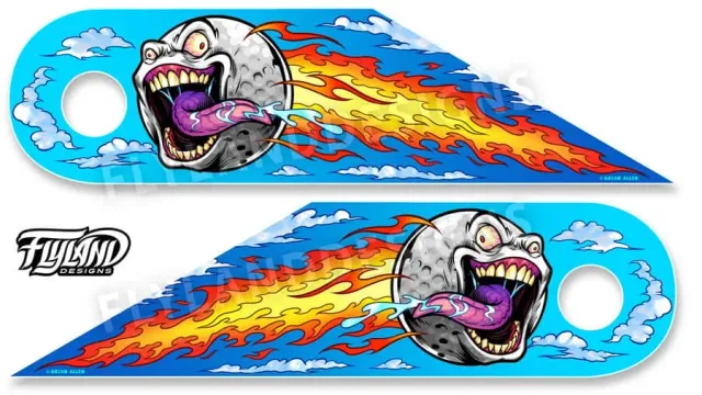 FlylLand Designs No Good Gofers dekaler 2-pack handritat