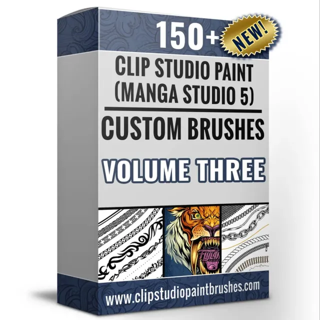 FlylLand Designs Clip Studio Paint Brushes Volume 3 digitala penslar