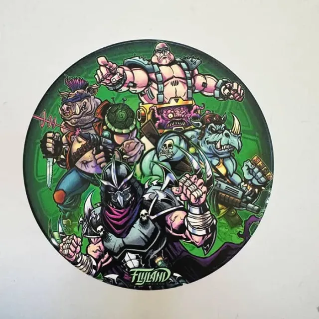 FlylLand Designs TMNT Villains glasunderlägg skurkmotiv