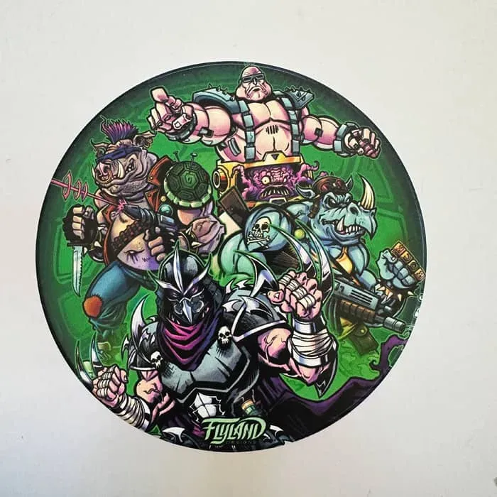 FlylLand Designs TMNT Villains glasunderlägg skurkmotiv