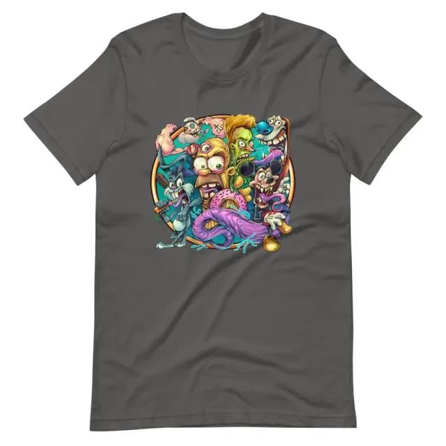 FlylLand Designs Cartoon Parody t-shirt 90-talsfigurer