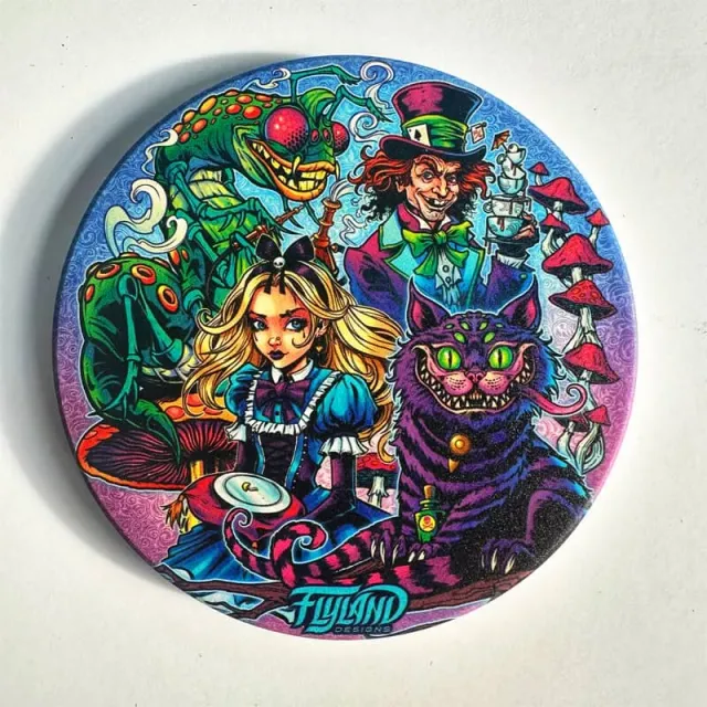 FlylLand Designs Alice in Wonderland glasunderlägg kork