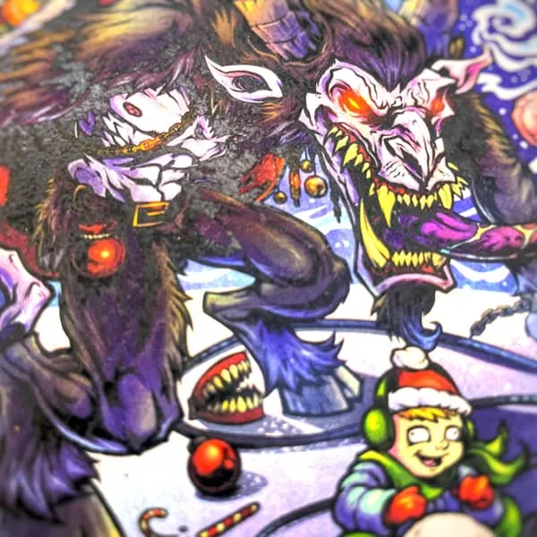 FlylLand Designs Krampus glasunderlägg 4 tum kork