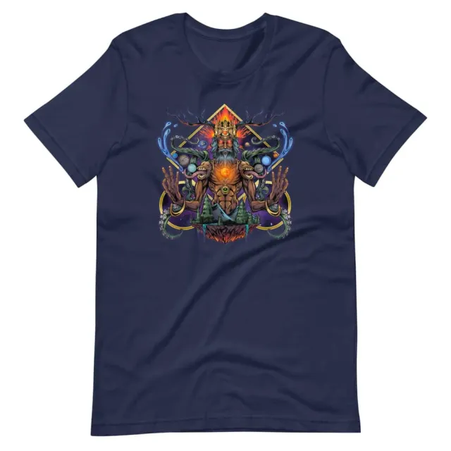 FlylLand Designs Meditating God t-shirt unisex kortärm
