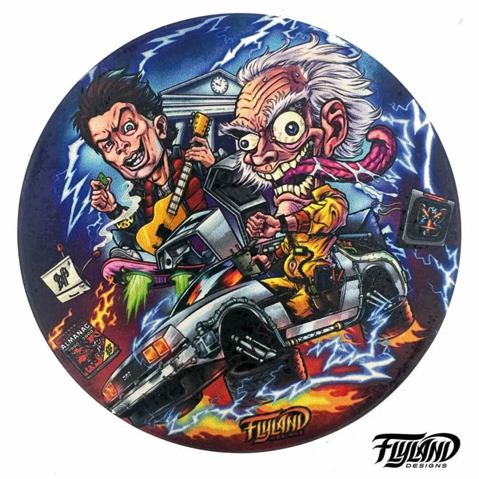 FlylLand Designs Back to the Future glasunderlägg kork