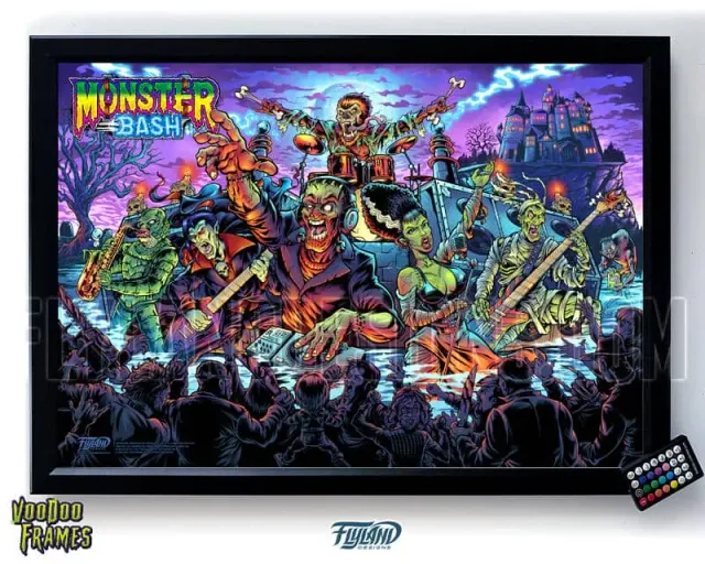 FlylLand Designs Monster Bash translite med Voodoo LED-ram