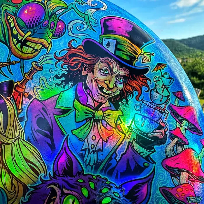 FlylLand Designs Alice Wonderland Buzzz discgolfdisc SuperColor
