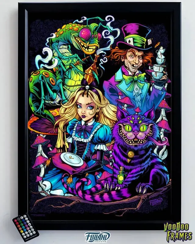 FlylLand Designs Alice in Wonderland translite LED-ram bundle